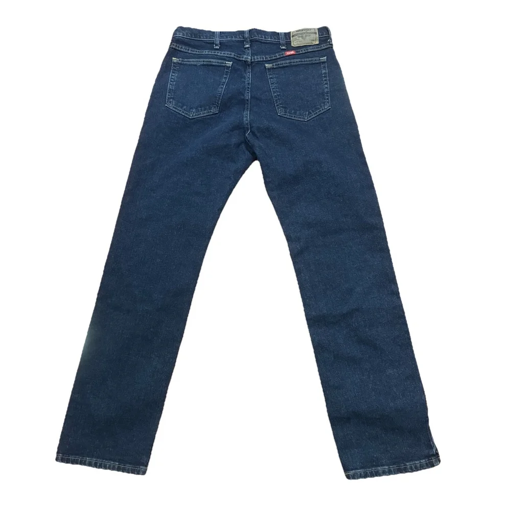 NWT Wrangler Regular Fit Size:34x32 Regular Fit Jeans Straight Dark Wash Men